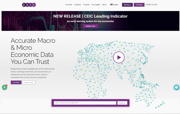 CEIC Data: Macroeconomic Database Platform