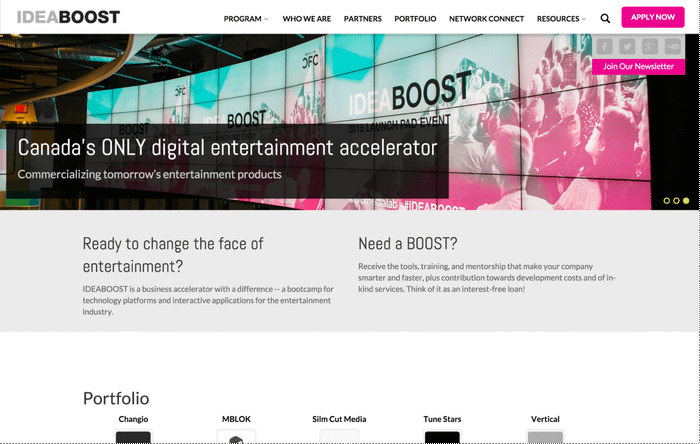 IdeaBoost: Startup Accelerator Portal