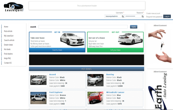 LeaseQuit: Car Rental Marketplace