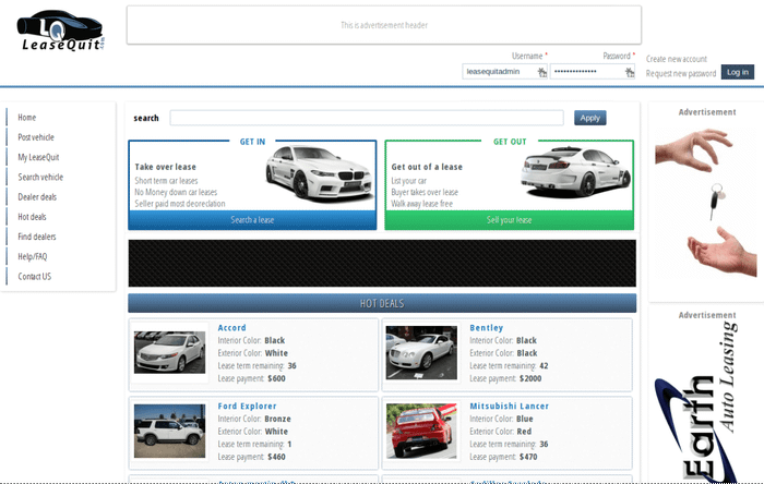 LeaseQuit: Car Rental Marketplace