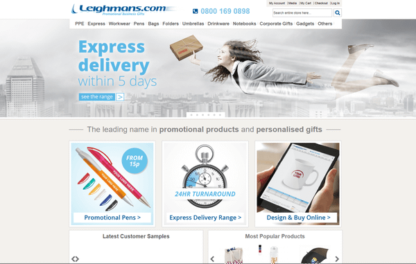 Leighmans: Branded Merchandise & Custom Workwear Platform