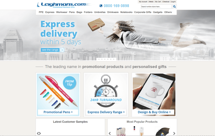 Leighmans: Branded Merchandise & Custom Workwear Platform