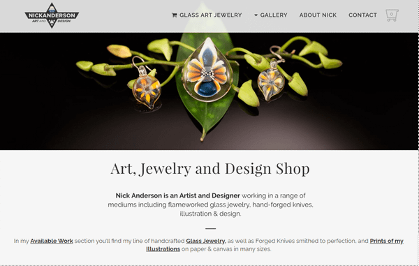 Nick Anderson Art: WooCommerce Storefront
