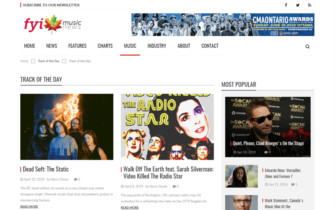 Fyimusic News