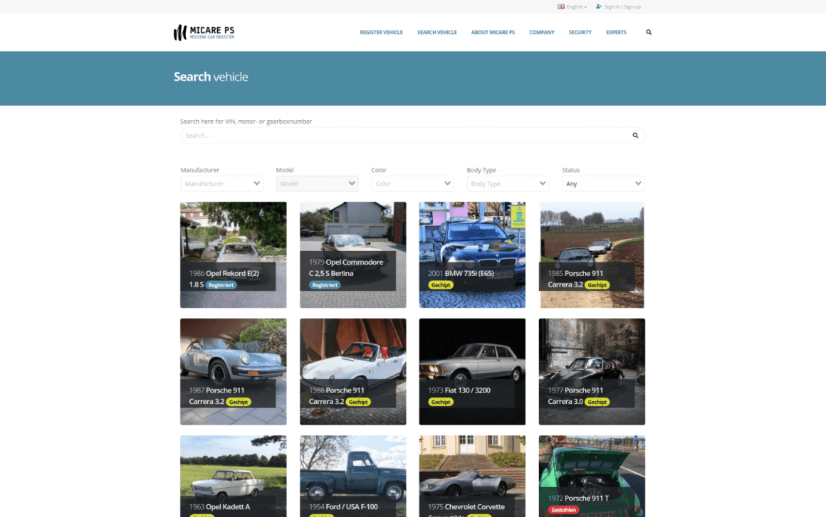 Missing Cars