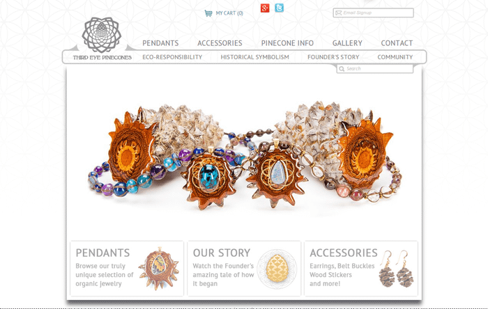 Third Eye Pinecones: Handcrafted Jewelry Store
