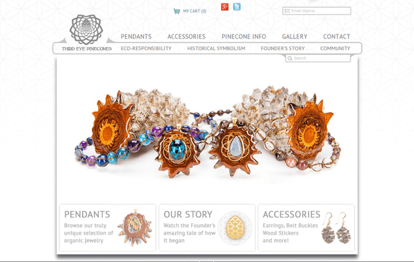 Third Eye Pinecones: Handcrafted Jewelry Store