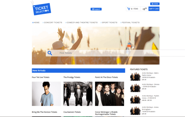 Ticket Selection